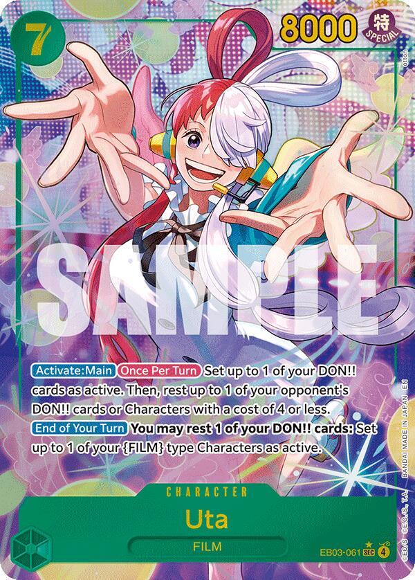 Uta (061) (Alternate Art) - Extra Booster: One Piece Heroines Edition - EB03-061