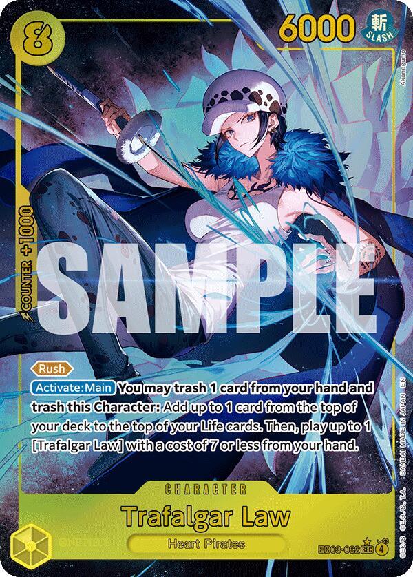 Trafalgar Law (Alternate Art) - Extra Booster: One Piece Heroines Edition - EB03-062