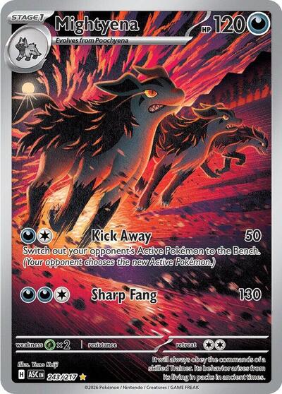 Mightyena - 243/217 - ME: Ascended Heroes - 243/217