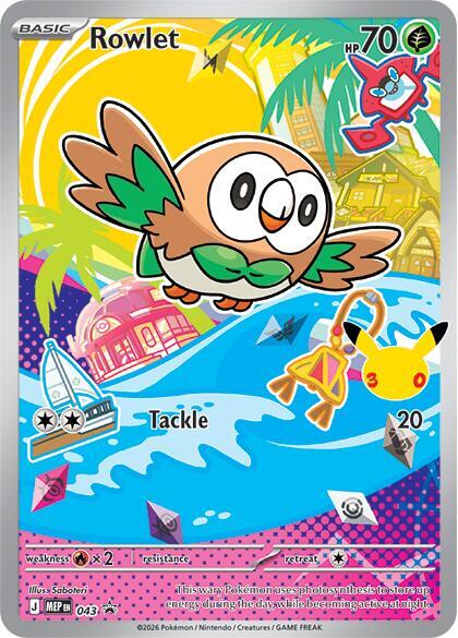 Rowlet - 043 - ME: Mega Evolution Promo - 043