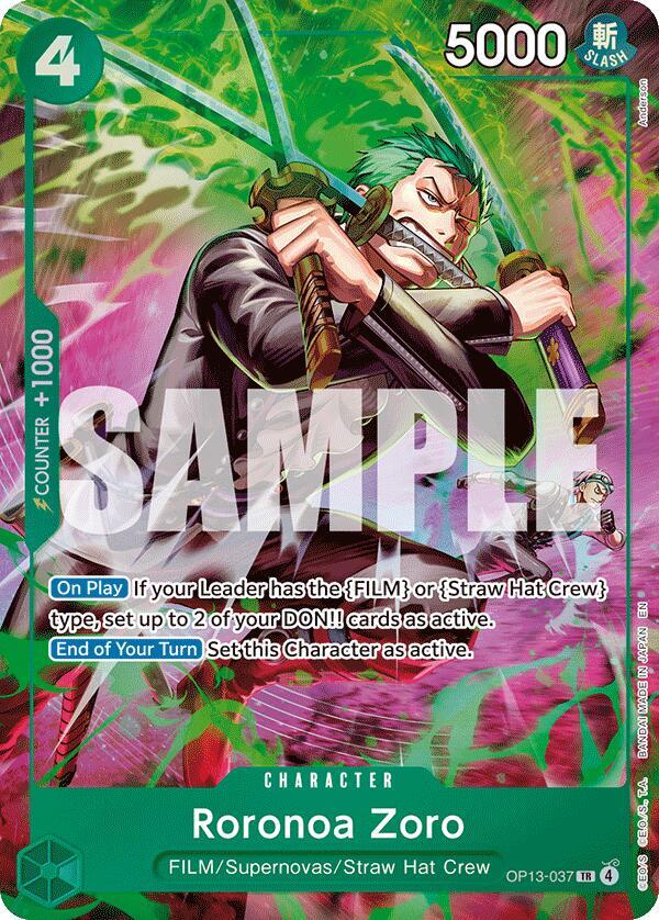 Roronoa Zoro (OP13-037) - Adventure on Kami's Island - OP13-037