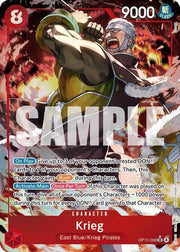 Krieg (OP15-008) (Alternate Art) - Adventure on Kami's Island - OP15-008