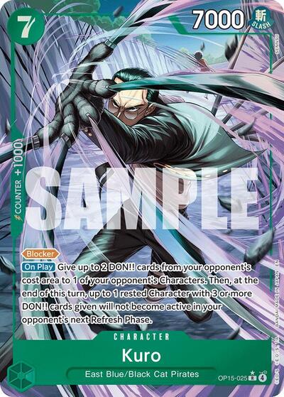 Kuro (Alternate Art) - Adventure on Kami's Island - OP15-025