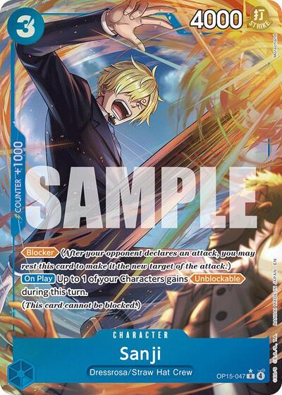Sanji (OP15-047) (Alternate Art) - Adventure on Kami's Island - OP15-047
