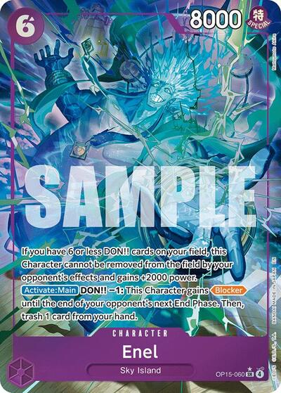 Enel (OP15-060) (Alternate Art) - Adventure on Kami's Island - OP15-060