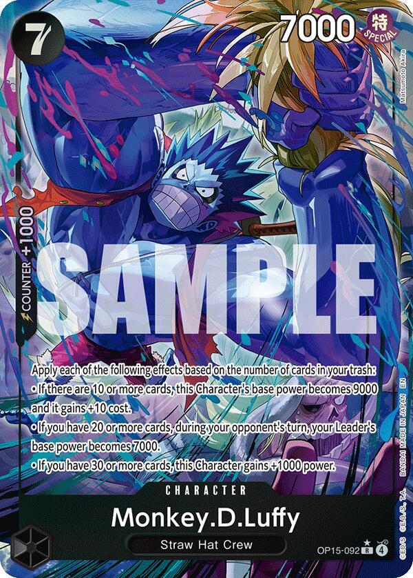 Monkey.D.Luffy (OP15-092) (Alternate Art) - Adventure on Kami's Island - OP15-092