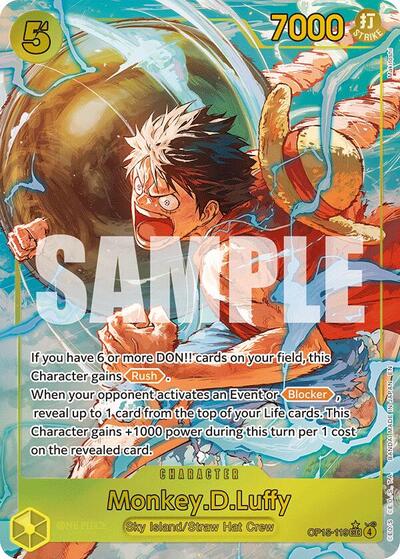 Monkey.D.Luffy (OP15-119) (Alternate Art) - Adventure on Kami's Island - OP15-119