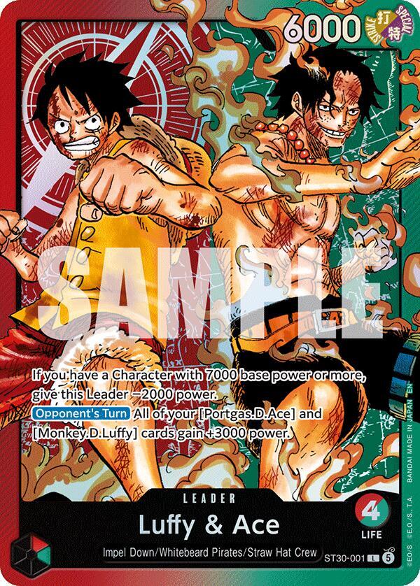 Luffy & Ace - Starter Deck EX: Luffy & Ace - ST30-001