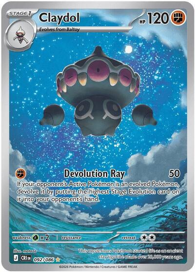 Claydol - 092/086 - ME04: Chaos Rising - 092/086