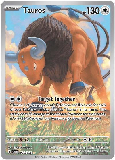 Tauros - 096/086 - ME04: Chaos Rising - 096/086