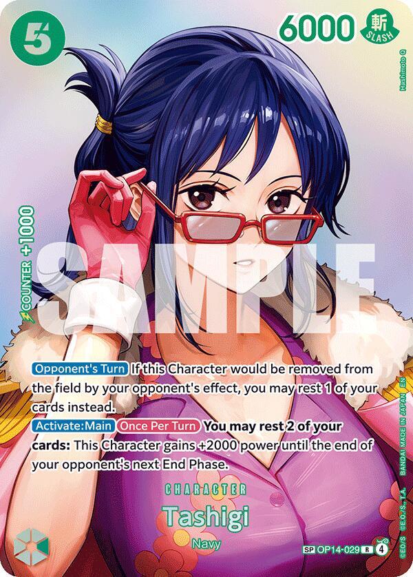 Tashigi (SP) - The Time of Battle - OP14-029