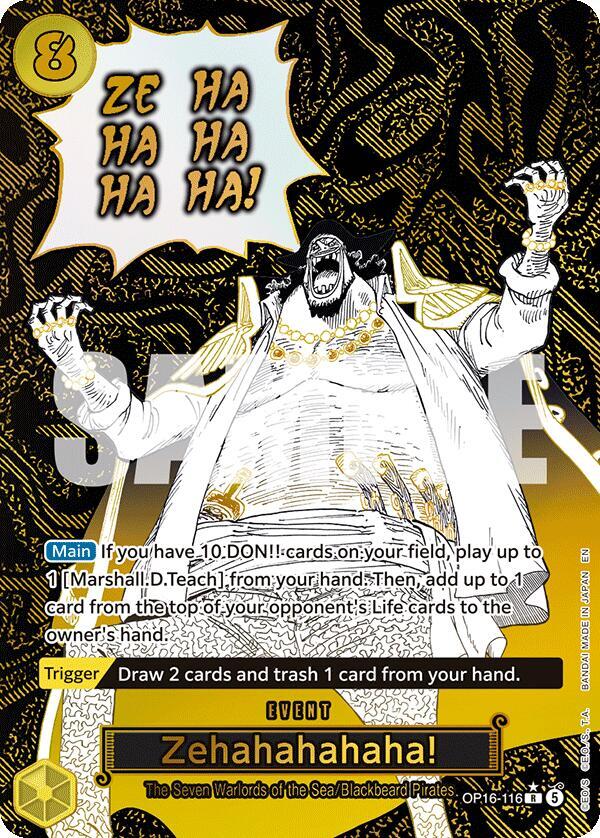 Zehahahahaha! (Alternate Art) - The Time of Battle - OP16-116