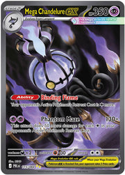 Mega Chandelure ex - 115/084 - ME05: Pitch Black - 115/084