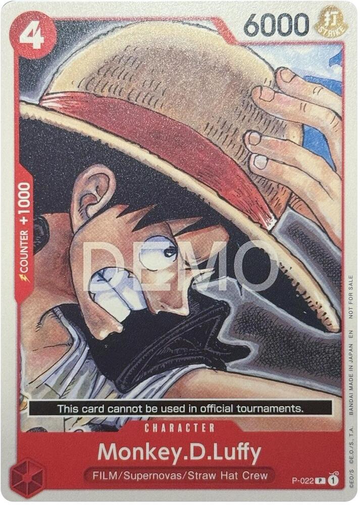 Monkey.D.Luffy - P-022 - One Piece Demo Deck Cards - P-022