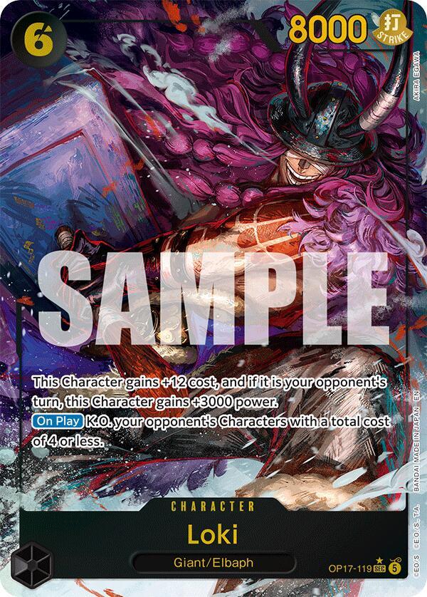 Loki (Alternate Art) - The World's Strongest Warriors - OP17-119