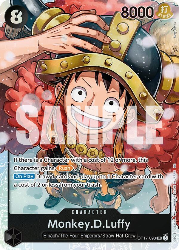 Monkey.D.Luffy (093) - The World's Strongest Warriors - OP17-093