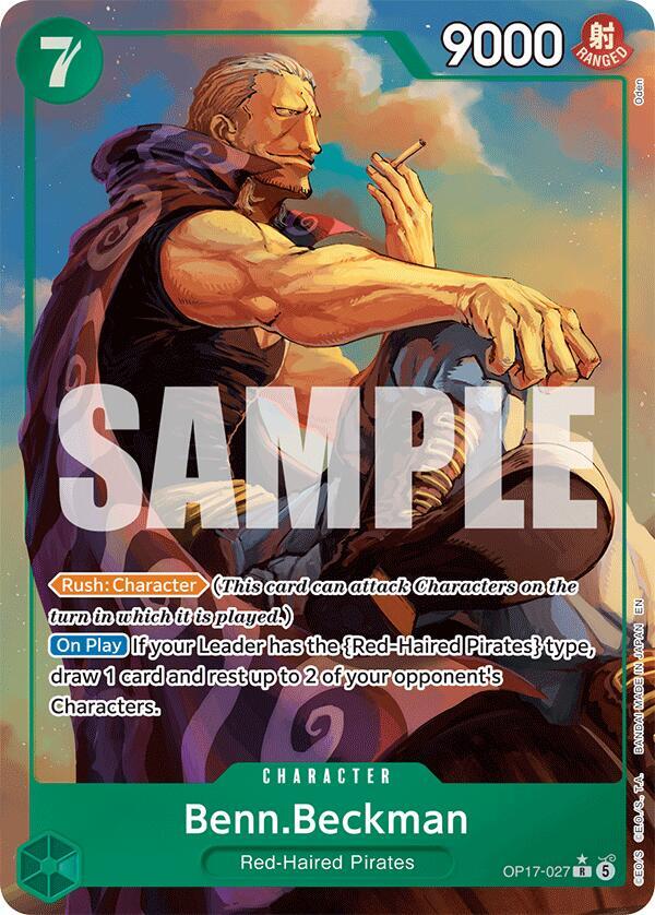 Benn.Beckman (Alternate Art) - The World's Strongest Warriors - OP17-027