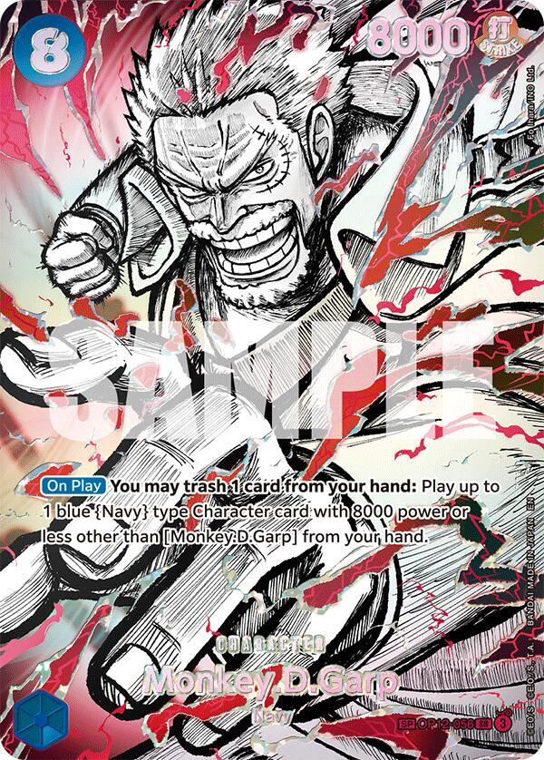 Monkey.D.Garp (OP12-056) (SP) - The World's Strongest Warriors - OP12-056