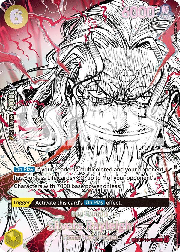 Silvers Rayleigh (OP14-108) (SP) - The World's Strongest Warriors - OP14-108
