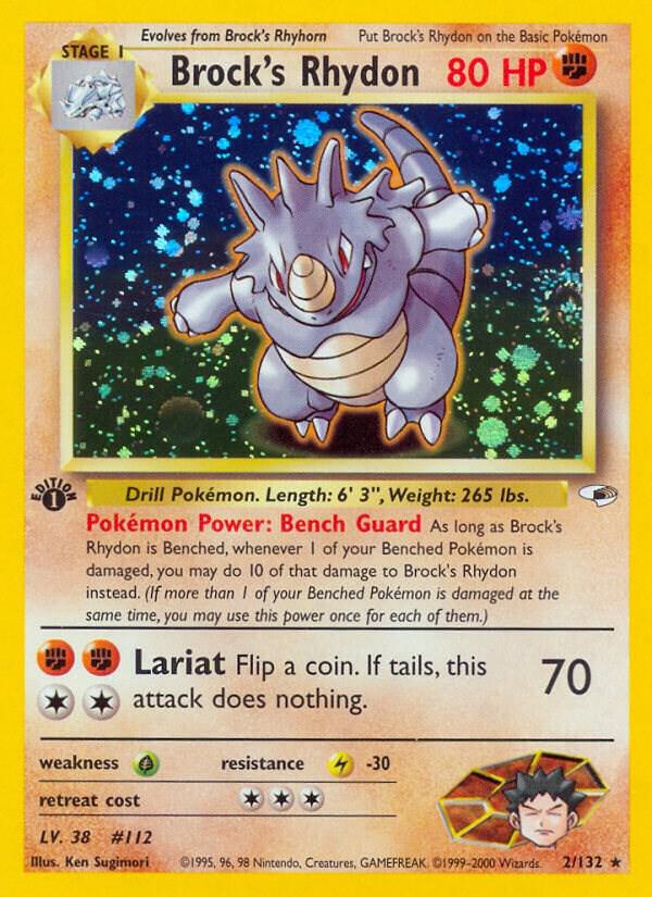 Brock's Rhydon - Gym Heroes - 002/132
