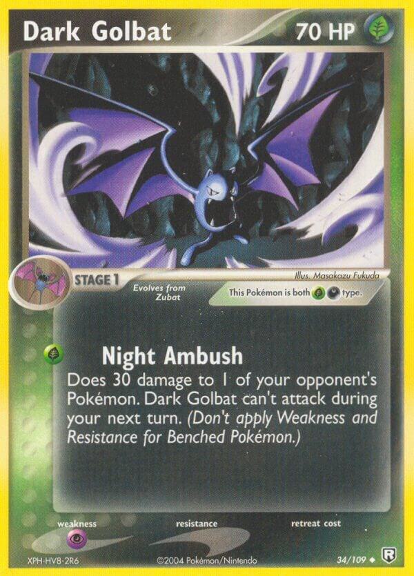 Dark Golbat - Team Rocket Returns - 34/109