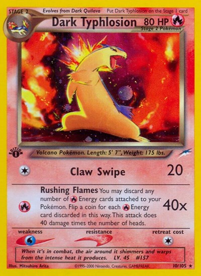 Dark Typhlosion - Neo Destiny - 010/105