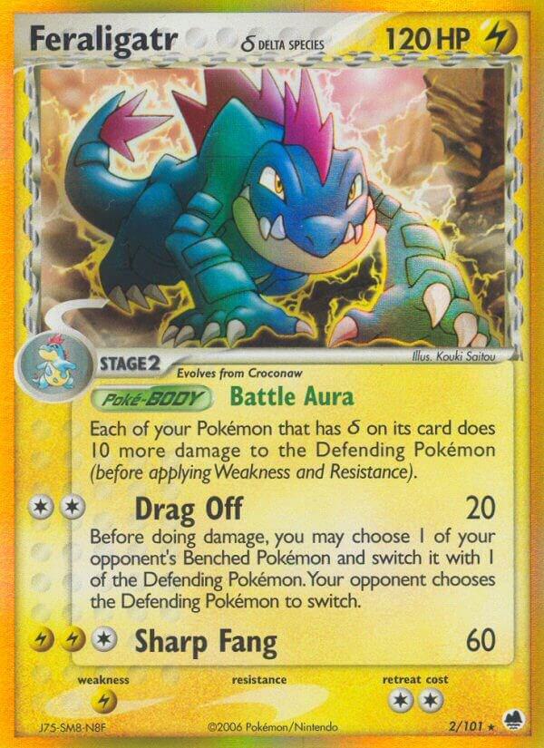 Feraligatr (Delta Species) - EX Dragon Frontiers - 2/101