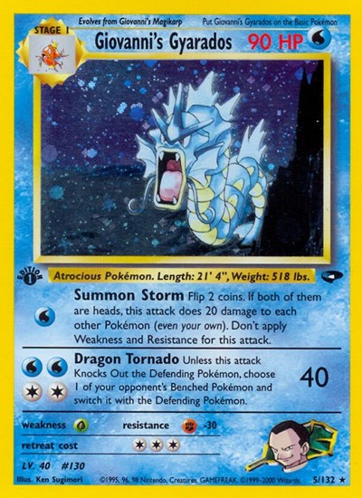 Giovanni's Gyarados - Gym Challenge - 005/132