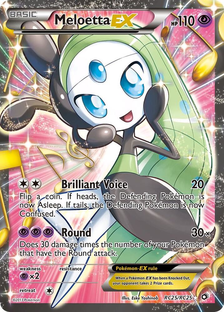 Meloetta EX (Full Art) - Legendary Treasures: Radiant Collection - RC25/RC25