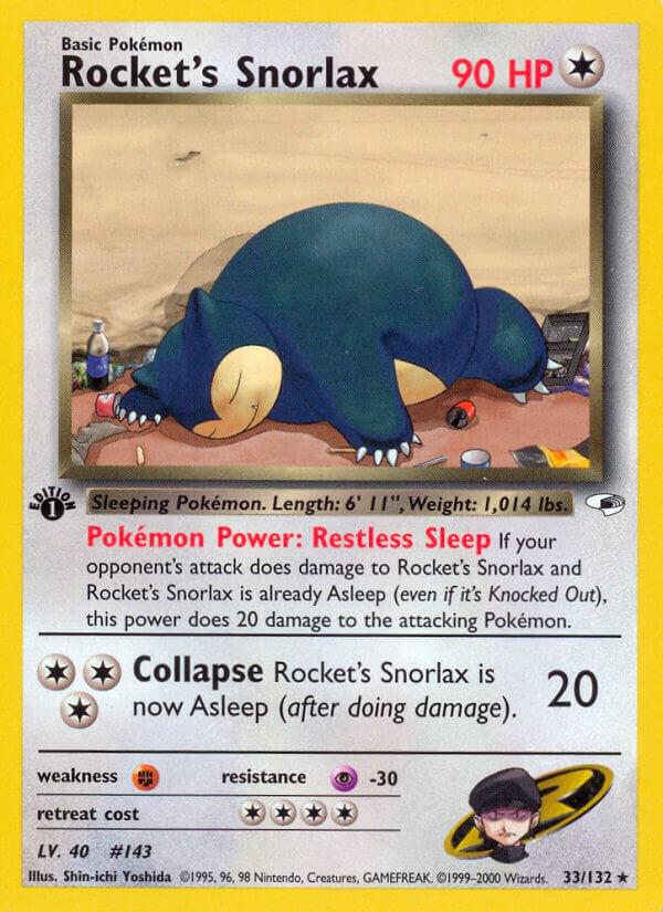 Rocket's Snorlax - Gym Heroes - 033/132