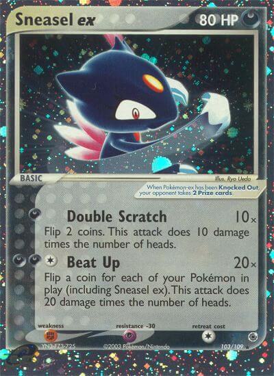Sneasel ex - Ruby and Sapphire - 103/109