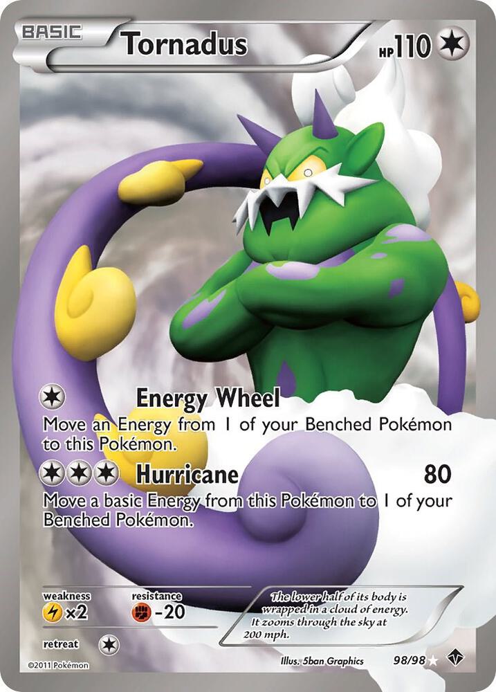 Tornadus (98 Full Art) - Emerging Powers - 98/98