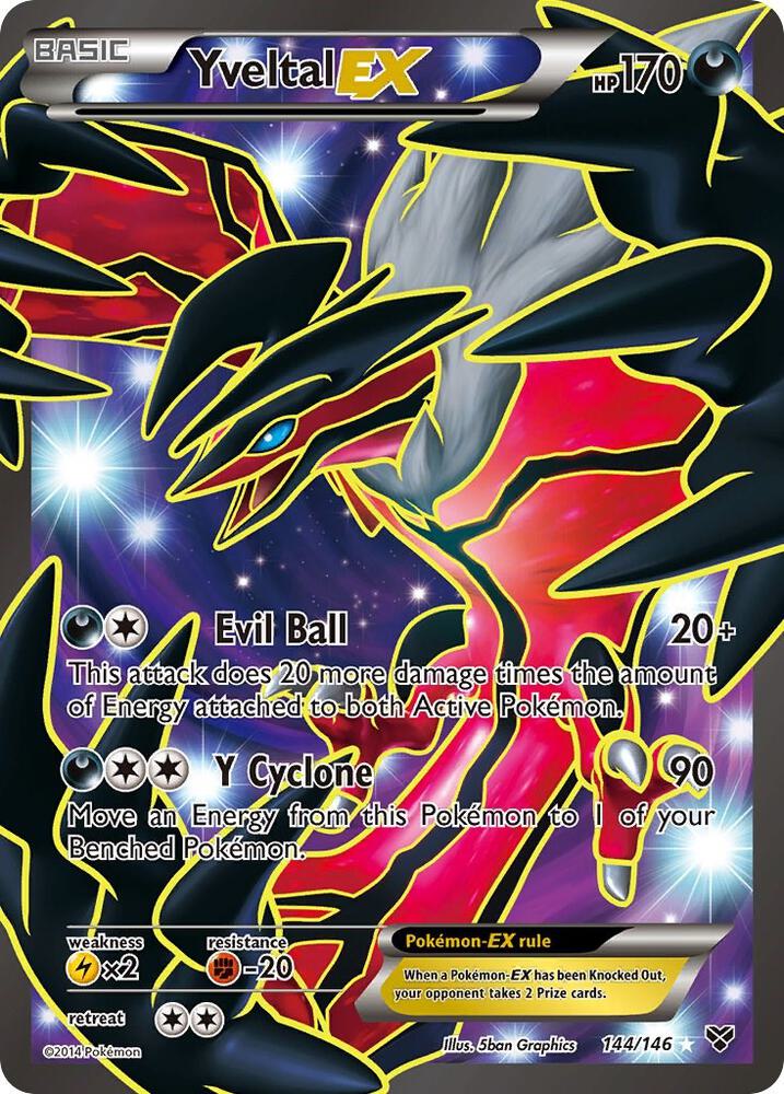 Yveltal EX (144 Full Art) - XY Base Set - 144/146