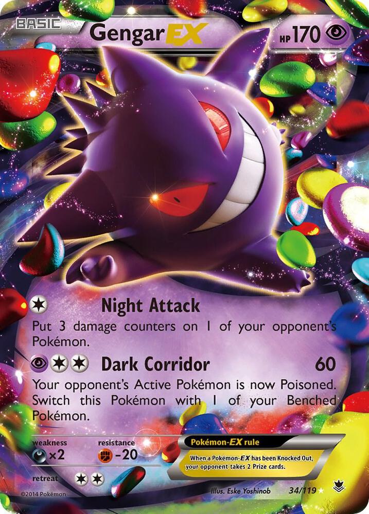 Gengar EX - XY - Phantom Forces - 34/119