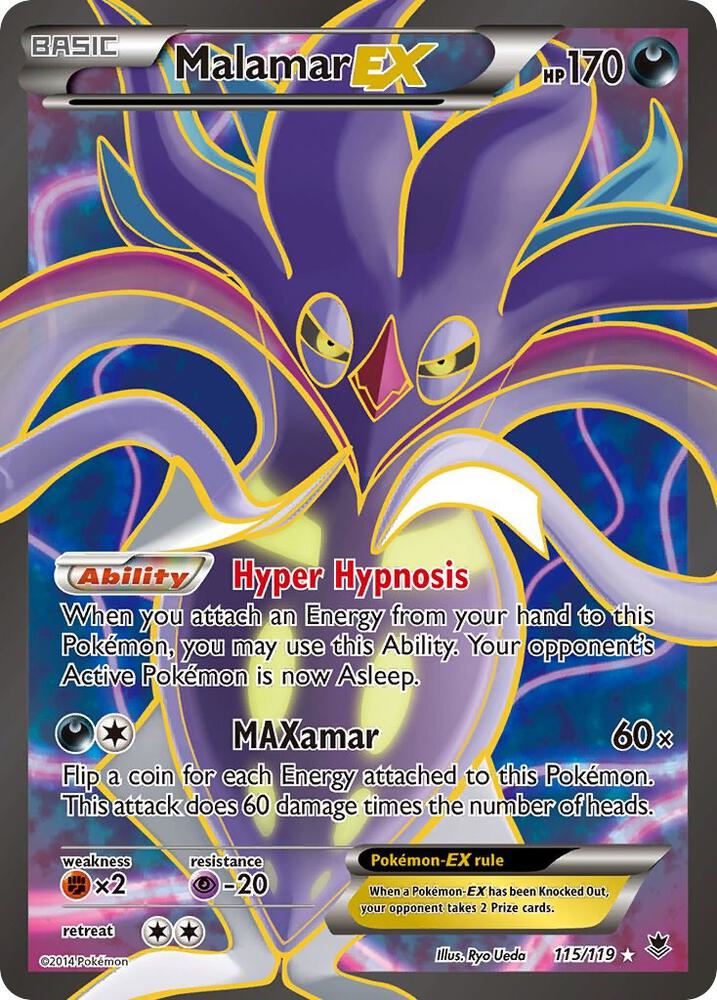 Malamar EX (115 Full Art) - XY - Phantom Forces - 115/119