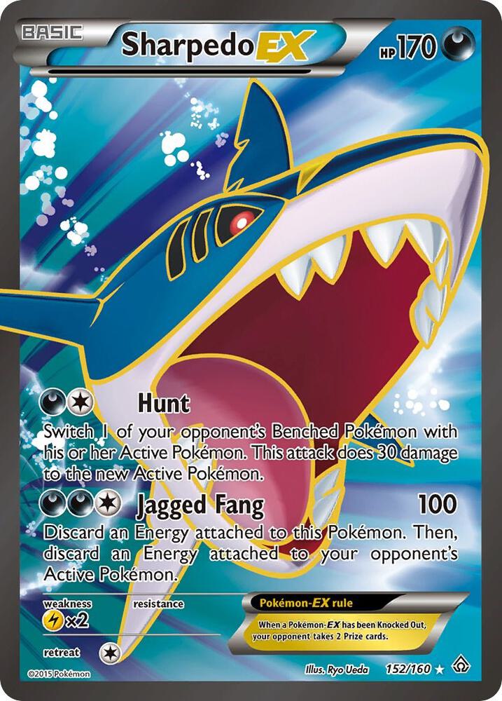 Sharpedo EX (152 Full Art) - XY - Primal Clash - 152/160