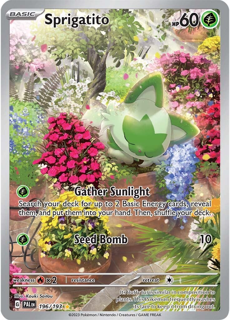 Sprigatito - 196/193 - SV02: Paldea Evolved - 196/193