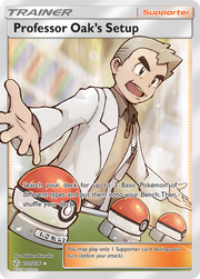 Professor Oak's Setup (Full Art) - SM - Cosmic Eclipse - 233/236