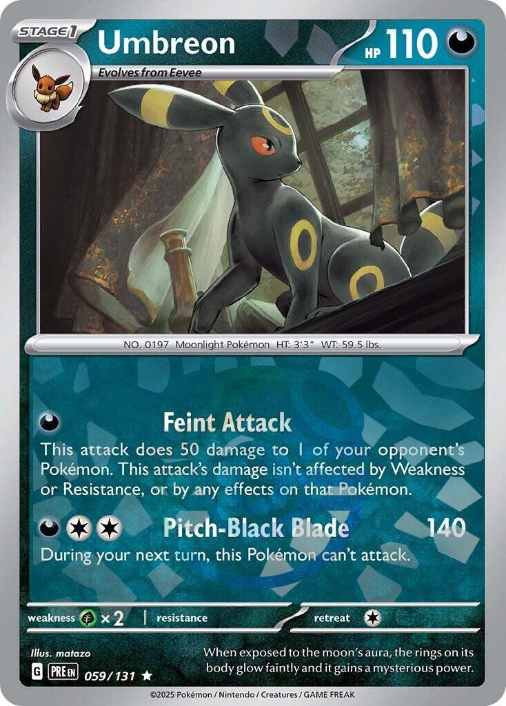 Umbreon (Master Ball Pattern) - SV: Prismatic Evolutions - 059/131