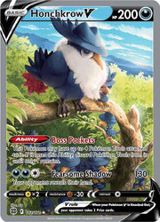 Honchkrow V (Alternate Full Art) - SWSH09: Brilliant Stars - 162/172